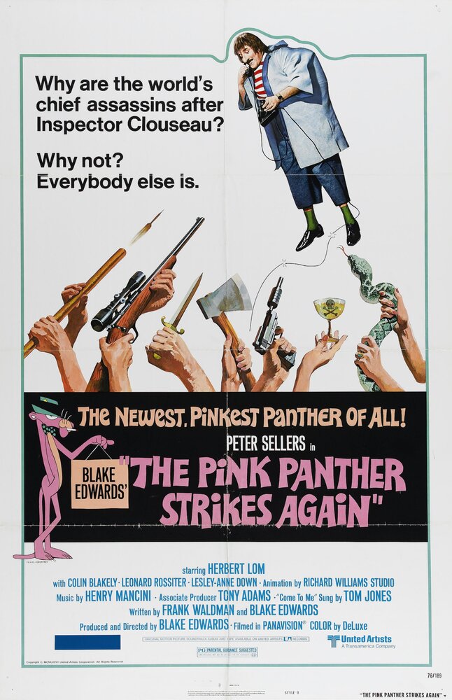 Розовая пантера наносит ответный удар (1976) постер